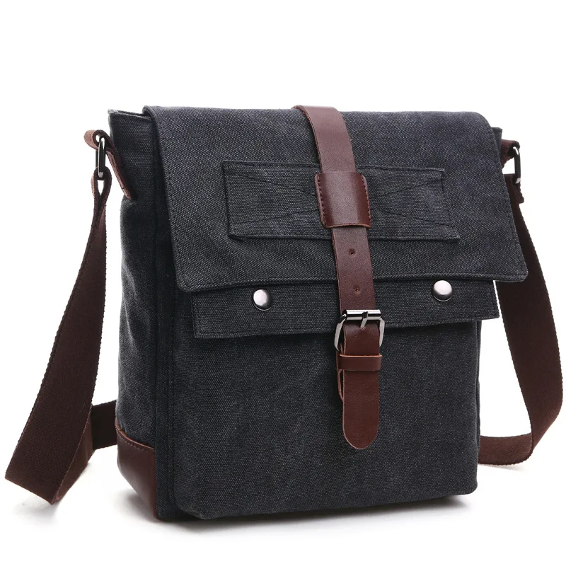 Vintage Men's Bag Outdoor Travel Sports Business Leisure Crossbody Shoulders Hand Bag Canvas Bag Handbags Messenger Bags For Men