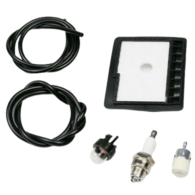 Filtro Carburante Aria Per Echo Cs-300 Cs-301 Cs-305 Cs-306 Cs-345 Cs-3000 Candela Lampadina Linea Carburante