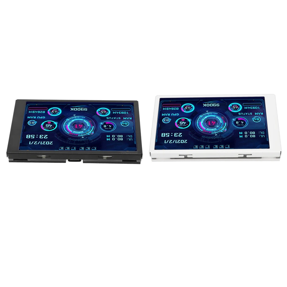8,8 Inch IPS USB Mini-scherm, 1920x480 IPS LCD-scherm Temperatuurmonitor voor Aida64 PC CPU
