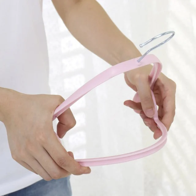 [Futurizmus] Felnőtt Széles Váll Akasztó Extra Vastag Műanyag Csúszásgátló Track Nélküli Háztartás Szárítás Függő Klip Ruhák Nadrágja - Image 2