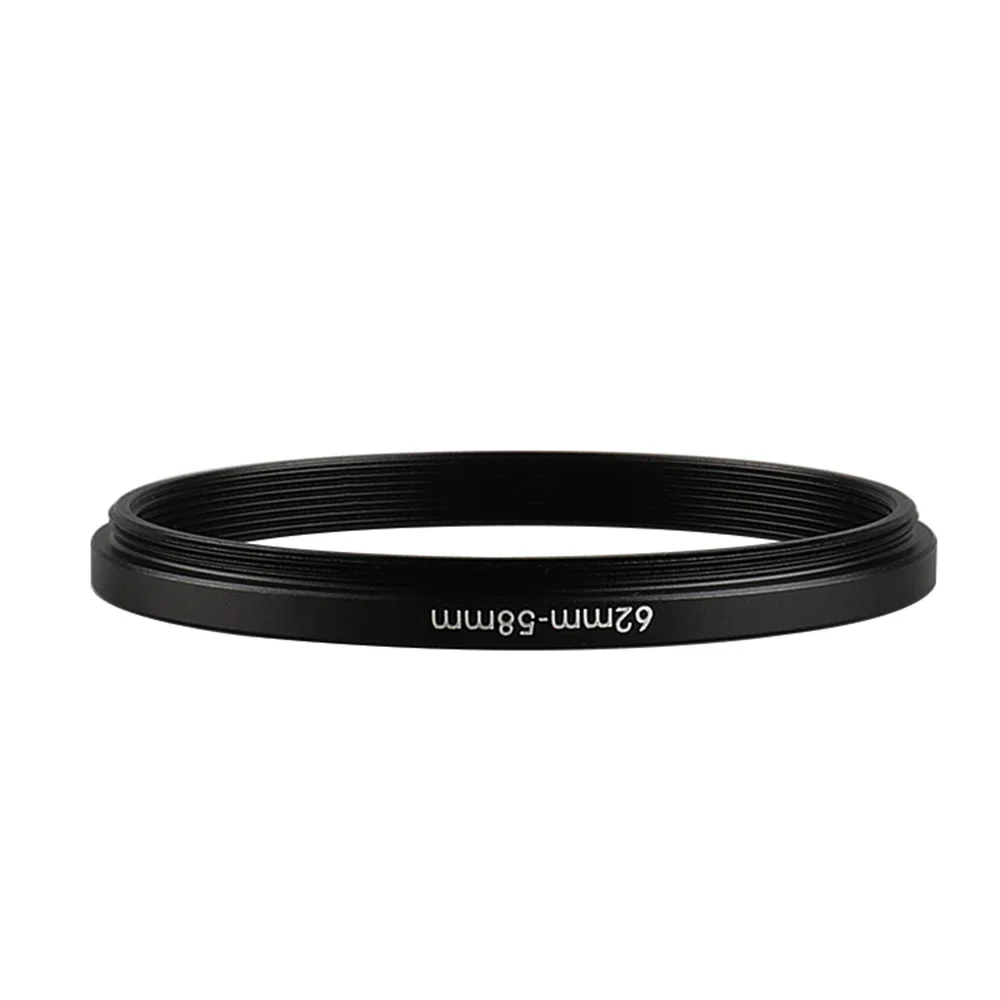 ANGGREK Adaptateur D'anneau De Filtre élévateur 58mm 62mm, En Aluminium Anodisé 58-62 Pour Filtres Et Adaptateurs D'objectif