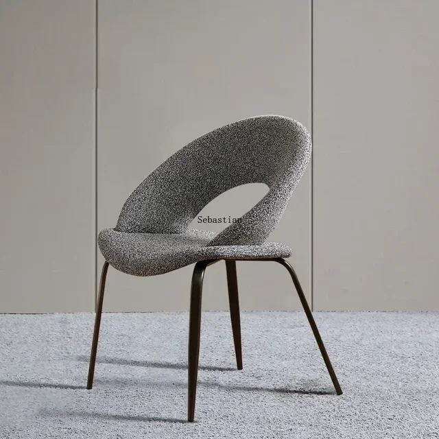 Italian Luxury Designer Dressing Table Model Room New Backchair Simple and Modern Home Use Dining Furniture Chairs Dining 1