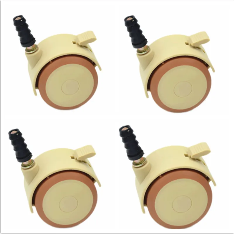 

4PCS/Lot Universal Rotation Casters Wheels With Brake for Office Chairs Child/Baby Bed Carts Trolley Furniture Casters Wheels