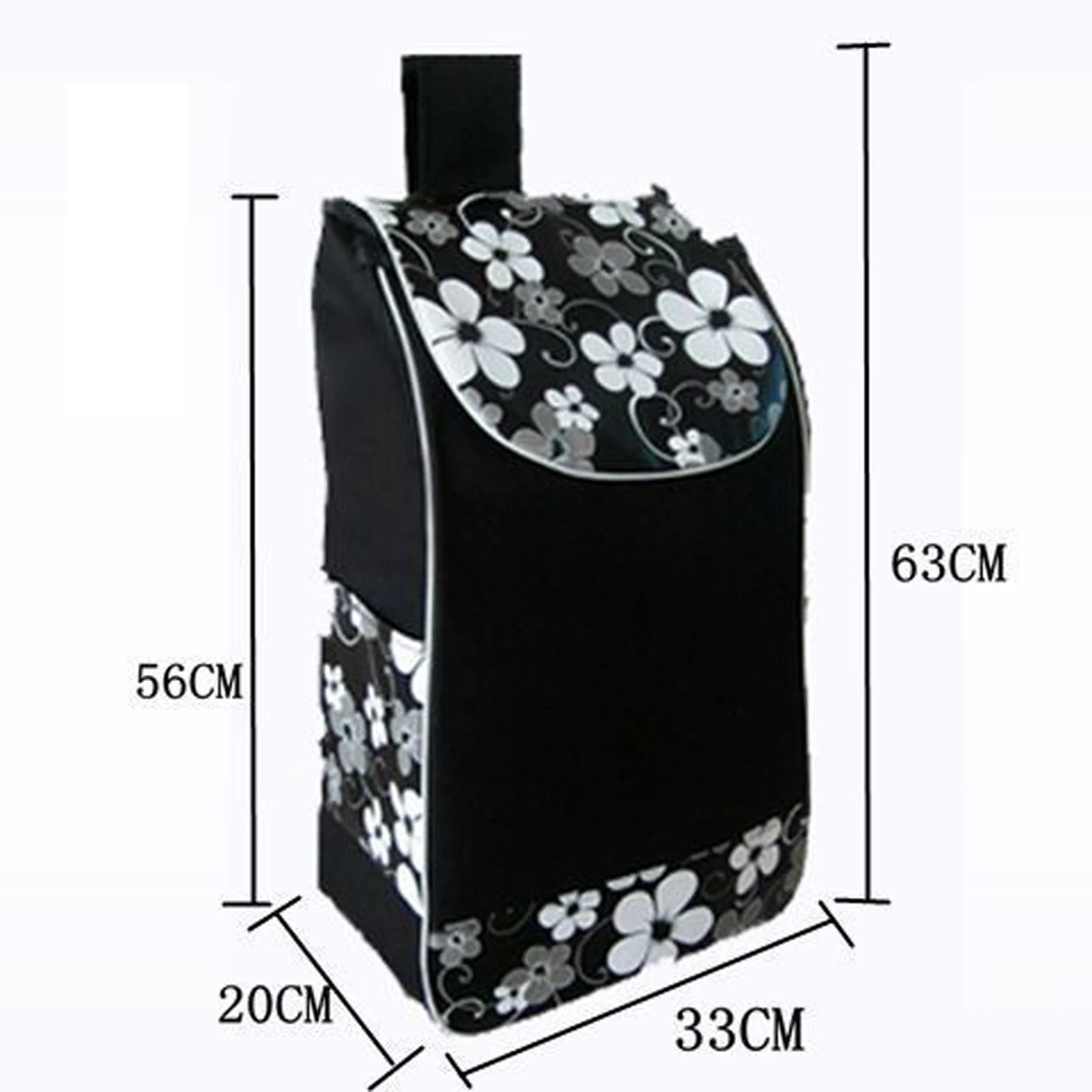 Portable Shopping bag Folding Replacement Bag Shopping Spare Bag Heavy Duty Waterproof Large Grocery Cart Utility Cart shopping bag
