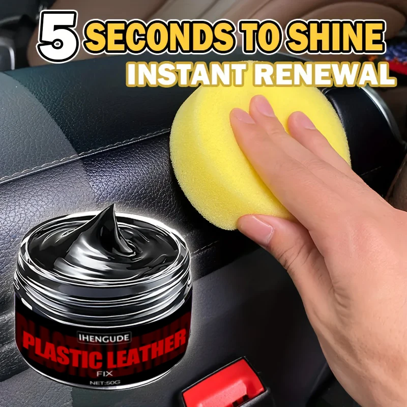 Car Plastic Repair Agent Interior Panel Polishing Wax Coating Paste Image 1