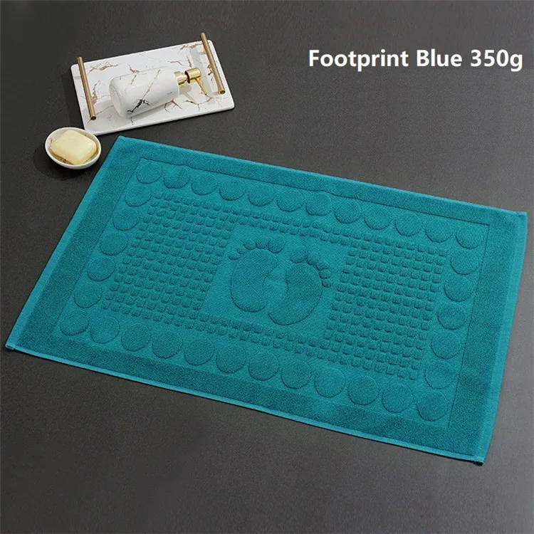 Fußabdruck Baumwoll-Heim-Hotel-Boden handtuch, Ameisen-Slip, Spa-Schönheits-Bade matte für Badezimmer, Toilette Badewannen unterlage, saugfähige Boden matte – Detail 20