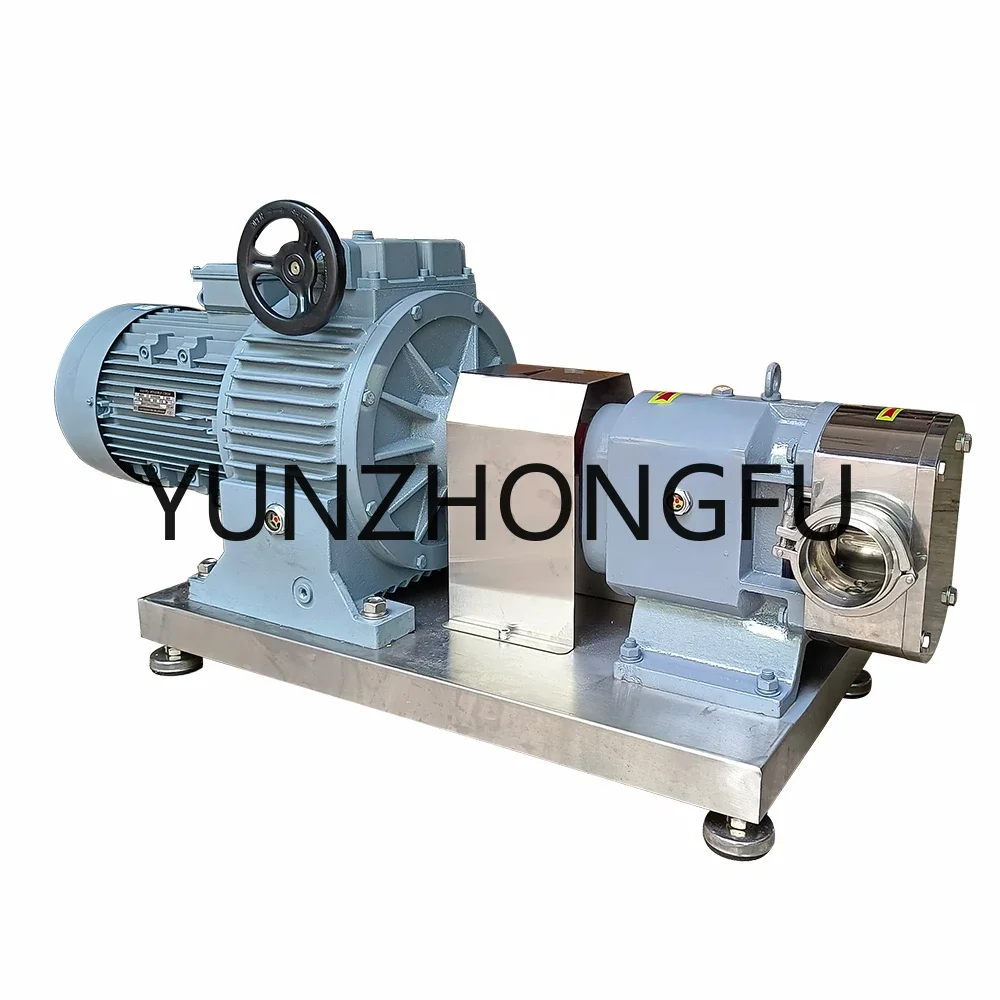 

Factory Price Sanitary Food Grade For Syrup Honey Chocolate molasses Yogurt Transfer Lobe Pump