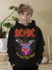 AC-DC Rock Band 3D Print All Seasons Children Casual Sweatshirt Cool Pullover Tops Unisex Clothes Boy Girl Hoodies 3