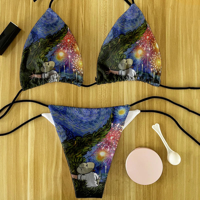 Рисунок 4 - Купальник-бикини женский с принтом