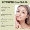 EELHOE Facial Cleansing Oil Gentle Sensitive Skin Makeup Remover Moisturizing Soothing Cleansing Liquid Skin Care Products 100ml 6