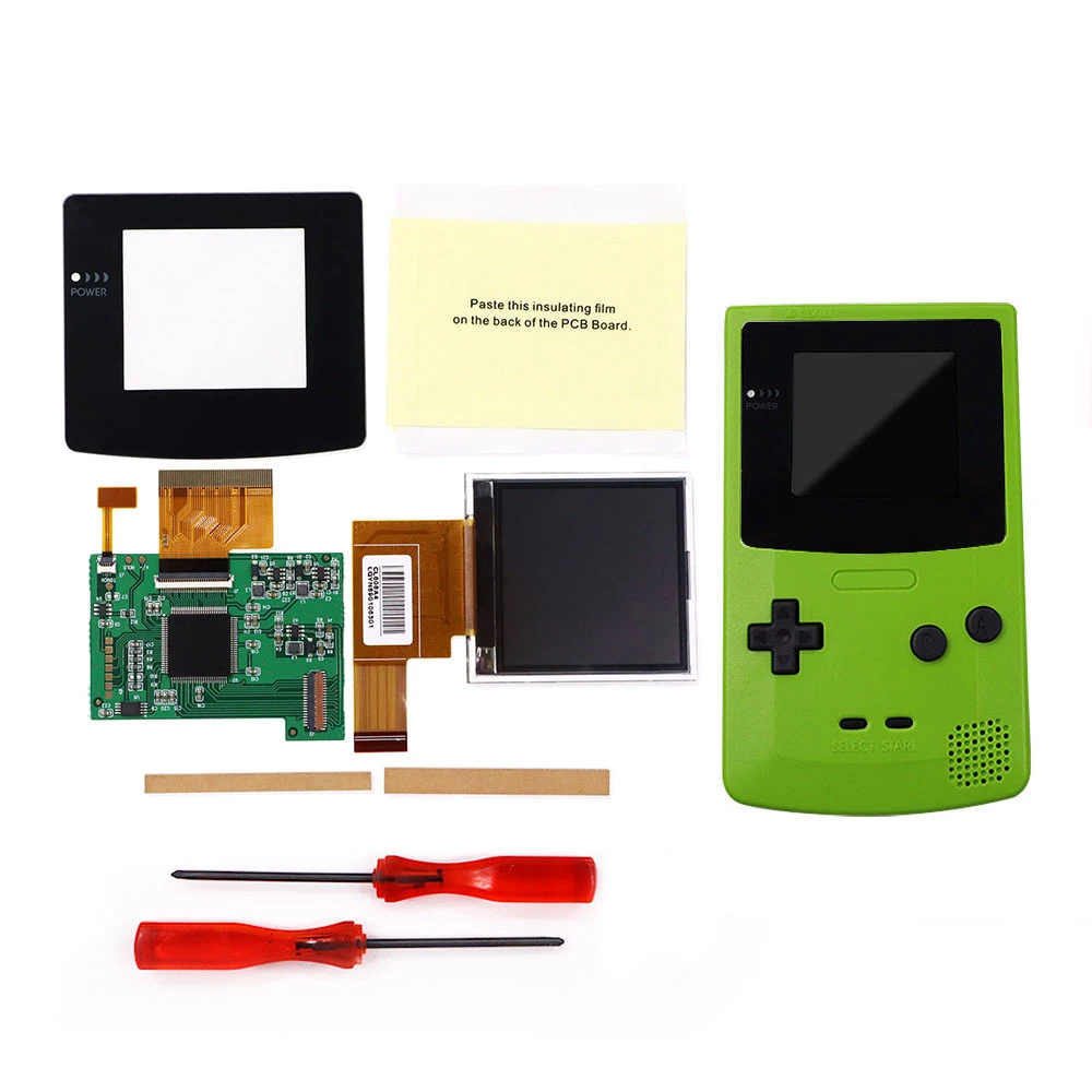 ゲームボーイカラー　カセット込み ゲームボーイcolor スケルトン➕コロコロカービィカセット付