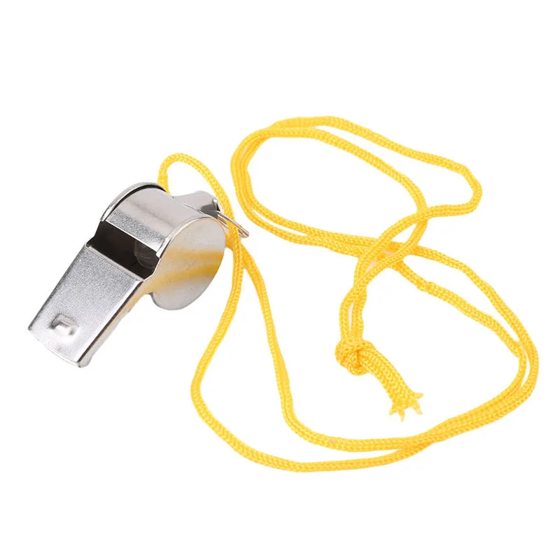

Stainless Steel Whistle First Aid Whistle Referee Sport Rugby Party Training School Soccer Football Basketball Cheerleader Cheer