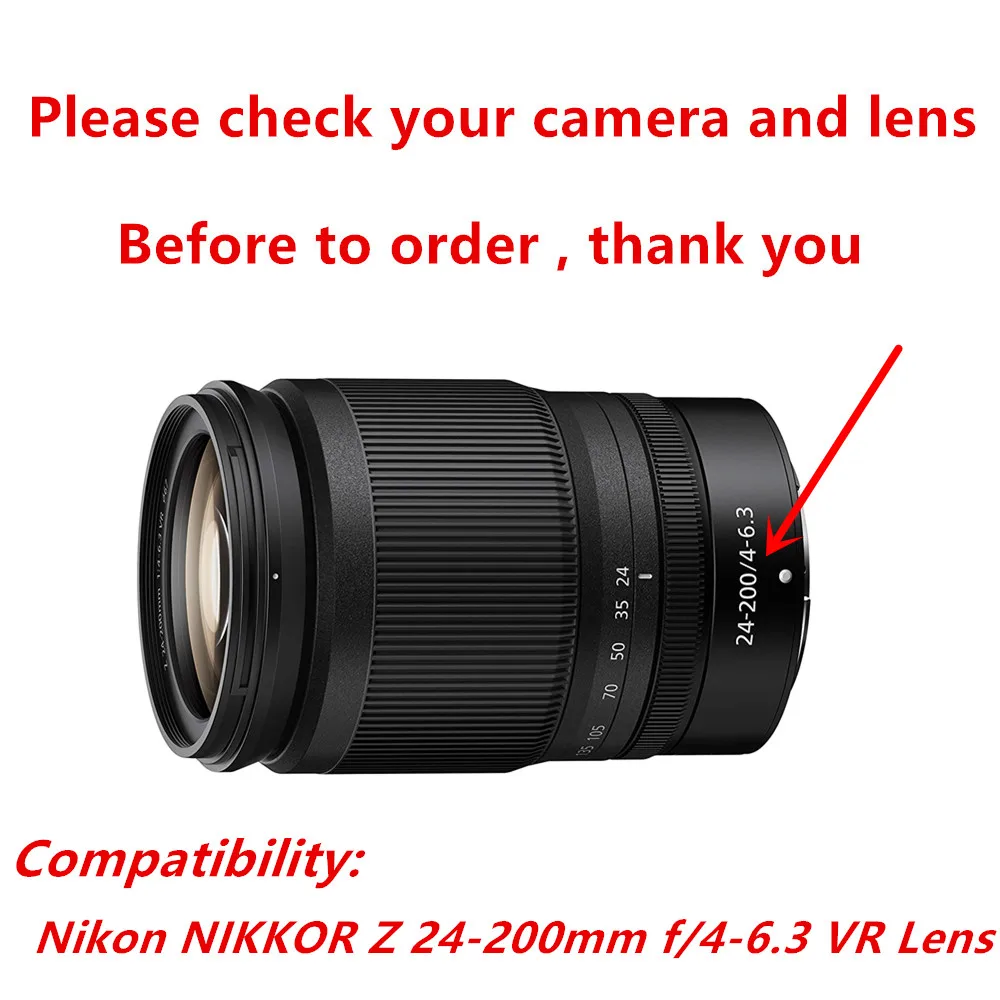 Nikon z 24-200 新古品　フード　保護フィルター付き Nikon z 24-200 新古品 フード 保護フィルター付き - メルカリ