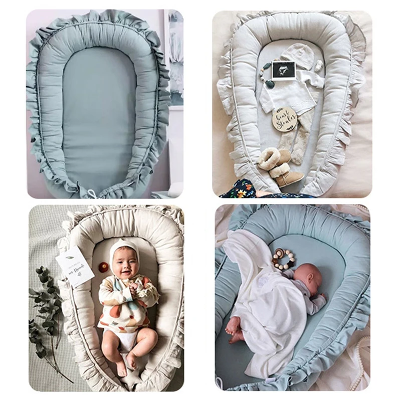 Nido portátil para bebé recién nacido, cama de viaje, Mini cunas para bebé, cosas  para recién nacido, capullo infantil, vaina para dormir durante 0-12 meses  - AliExpress