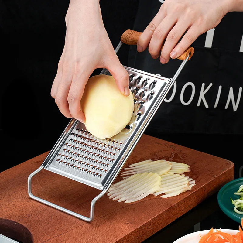 New Kitchen Gadgets Multi-Purpose Grater for Fruit Vegetables Stainless Steel Potato Carrot Slicer Peeler