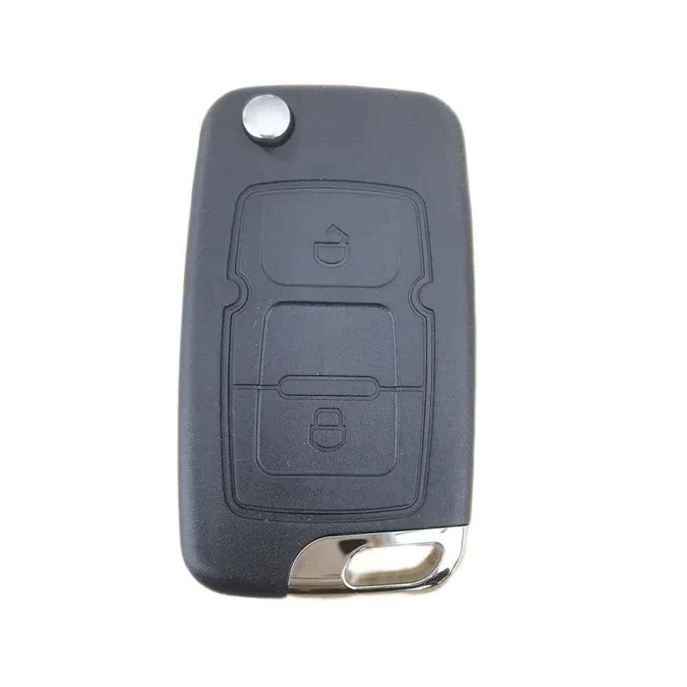 Key Case Car Key Shell Car Remote Key 2/3 Buttons Flip Folding Remote Key Shell Case for Geely Emgrand EC7 GX7 EC715-RV Replacement Remote Car Key Shell