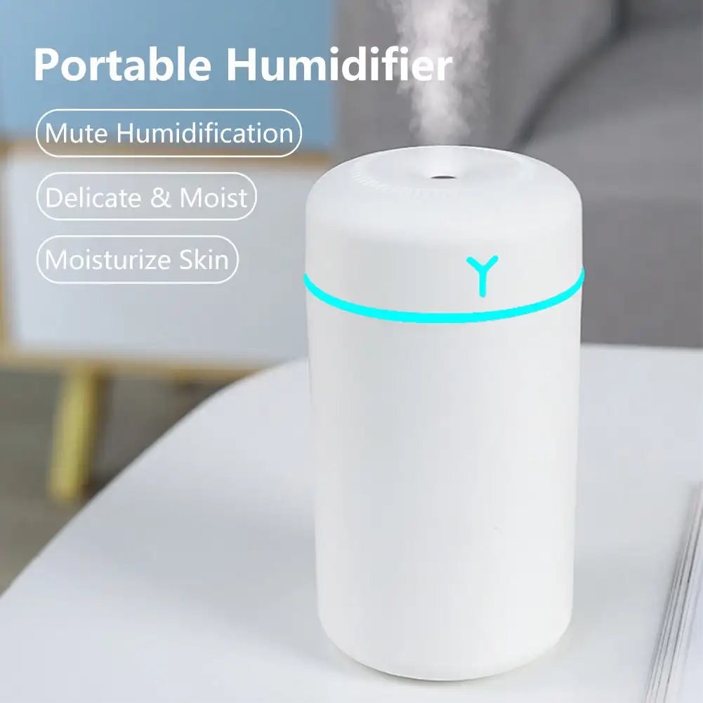 Portable 420ml Air Humidifier Aroma Oil Humidificador for Home Car USB Cool Mist Sprayer with Colorful Soft Night Light Purifier air humidifier