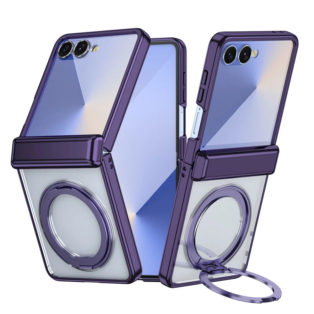 Magsafe Magnetic Transparent Phone Case with Hinge Protection