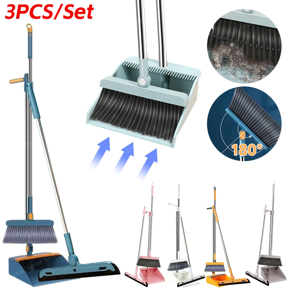Hand Broom and Scoop Dustpan Set
