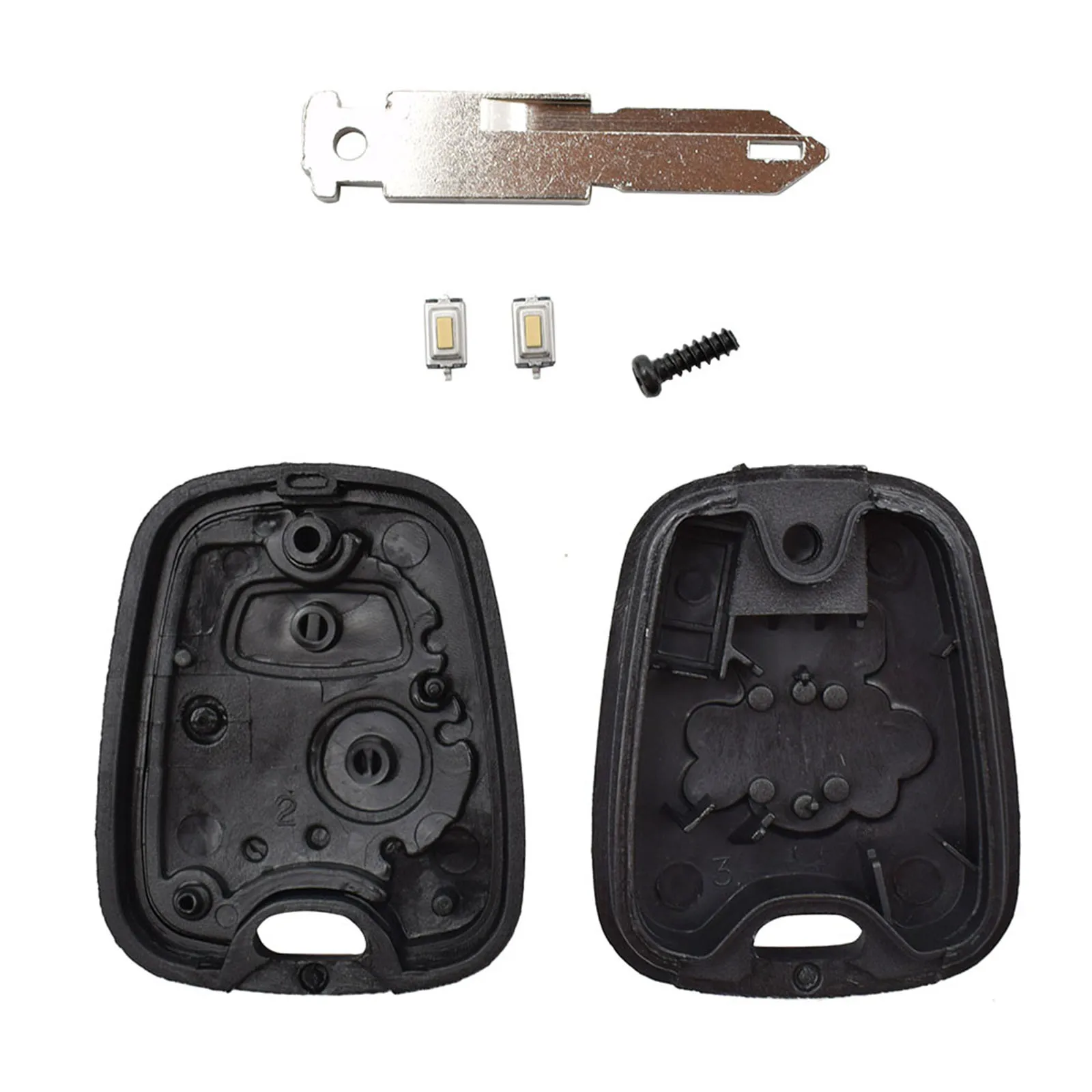 Auto Chiave A Distanza Borsette Per Peugeot 307 107 207 406 Citroen C1 C2 C3 C4 C5 Xsara Picasso Chiave Della Copertura di Ricambio Fob caso Kit di Riparazione - Image 6