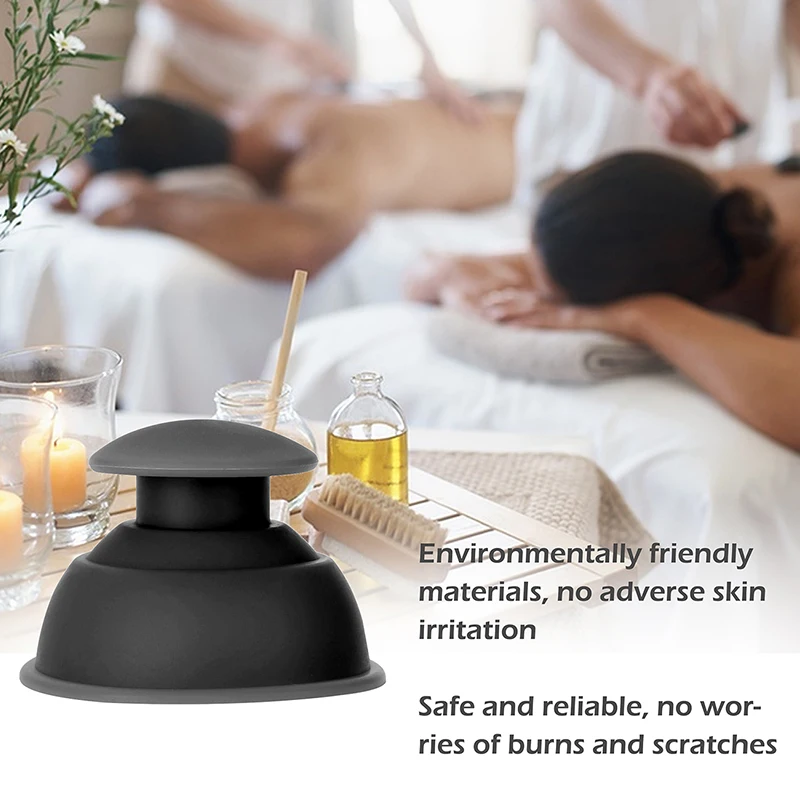 Description Picture 3 of itemVacuum Cans Anti Cellulite Suction Cups Silicone Vacuum Cupping Cup Body Massage Jars Guasha Body Massage Tools Chinese Therapy