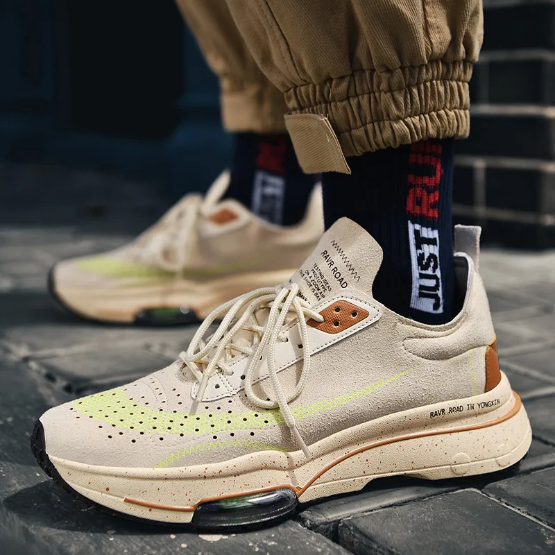 

Damyuan Lightweight Unisex Running Shoes Comfortable Casual Breathable Vulcanised Shoes Outdoor Anti-slip Men Sneakers Big Size