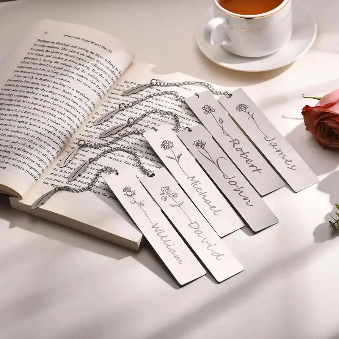 

Пользовательские студенческие металлические закладки, книги, канцелярские принадлежности, книжные страницы, аксессуары для чтения, подарки для учителей