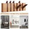 Wood Wall Coat Rack Clothes Organizer Piano Keys Clothes Dress Hanger Shelf Hat Backpack Dressing Rooms Storage Hanger Space 4