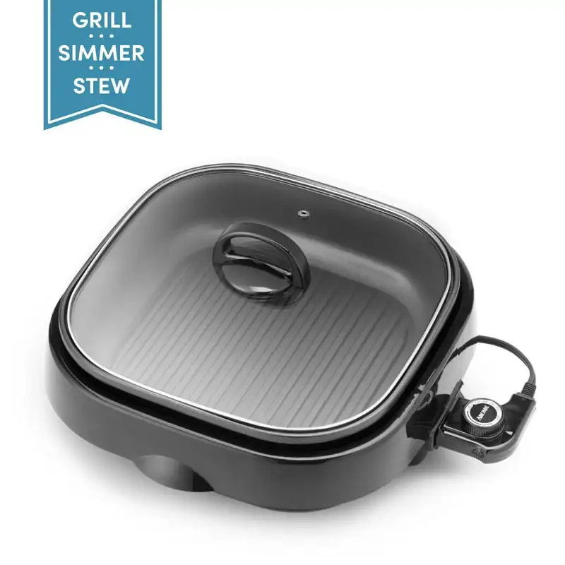

3-in-1 Grillet, Black