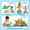 11481-af4f4d.jpg JOYFY 50Pcs Magnetic Building Tiles Dinosaur Set for Kids Christmas Birthday Gift 5 Cute Dinosaurs Educational STEM Toy