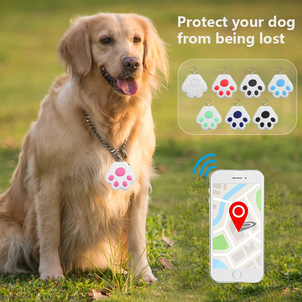 Smart Bluetooth mobile phone alarm dog claw key chain pendant two way search locator anti loss