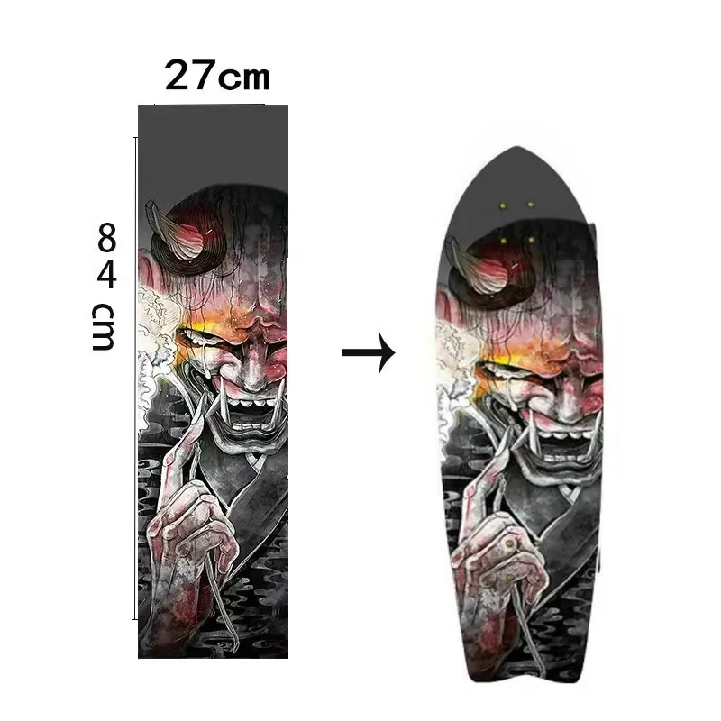 Skateboard Accessories Skateboard Sandpaper Skateboard Grip Tape 84*23cm