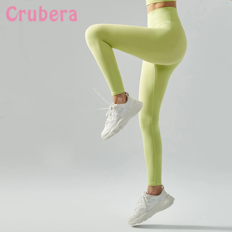 Crubera Sweat Absorbing Breathable Nude Tight Peach Hip Fitness Pants Women  Sports High Waist Hip Lifting Yoga Size Free Pants - Leggings - AliExpress