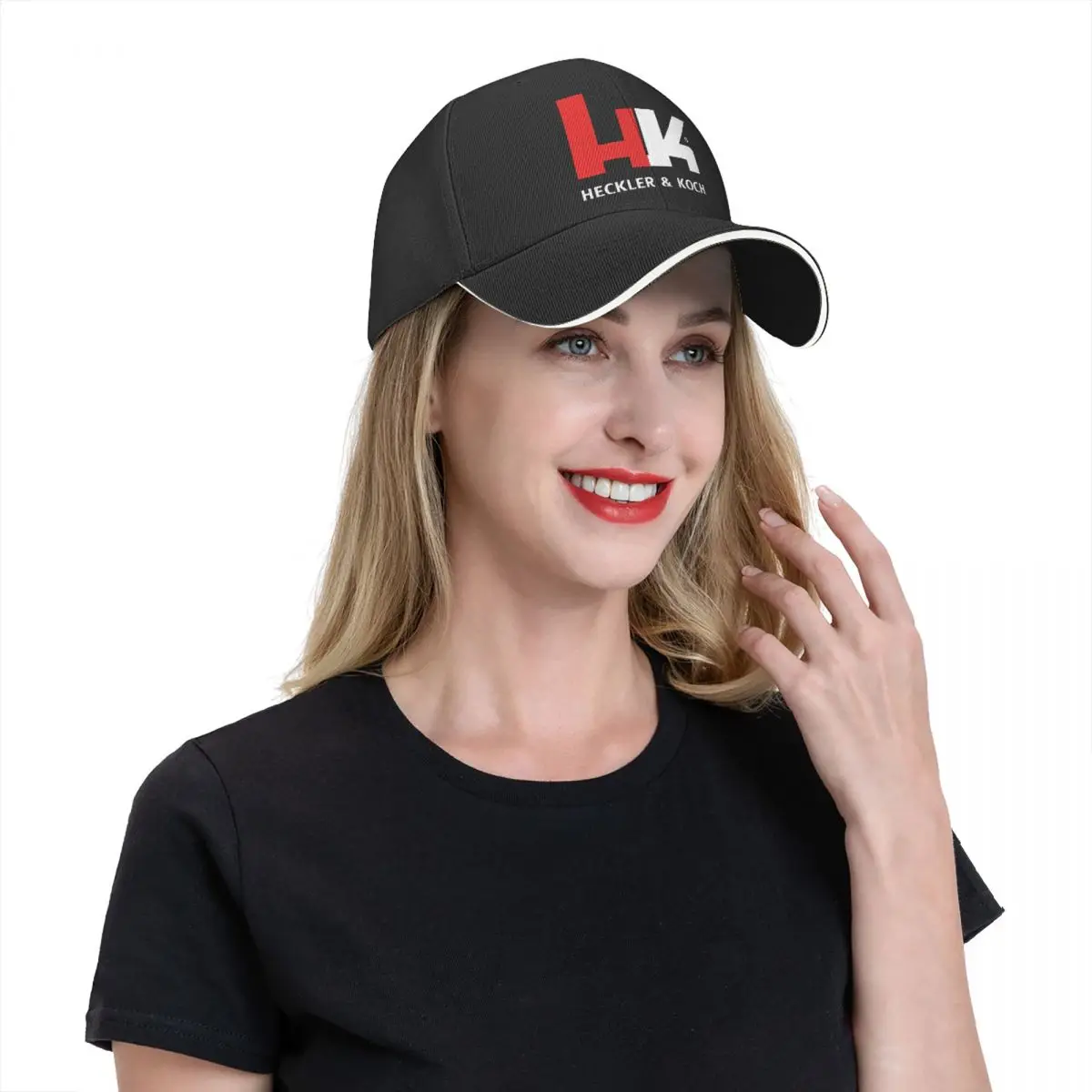 Heckler And Koch Firearms No Compromise Baseball Caps Casual Sandwich Cap Unisex Adjustable Sun Hat Outdoor 6