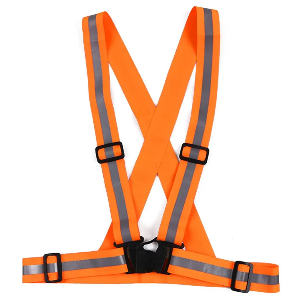 4cm 폭 유용하고 눈에 잘 띄는 경량 반사 고가시성 안전 스트라이프 조끼