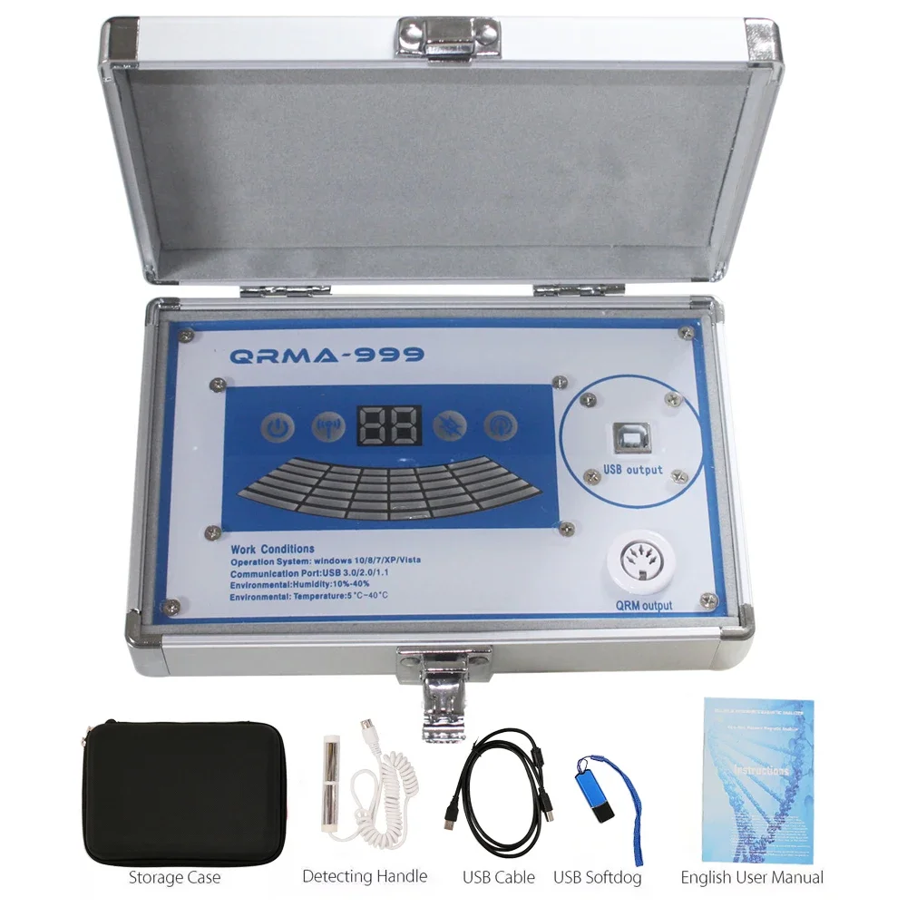 New Quantum Sub-Analyzer QRMA-999 Magnetic Analyzer Full Body Analyzer Checking Set Multilingual Choose