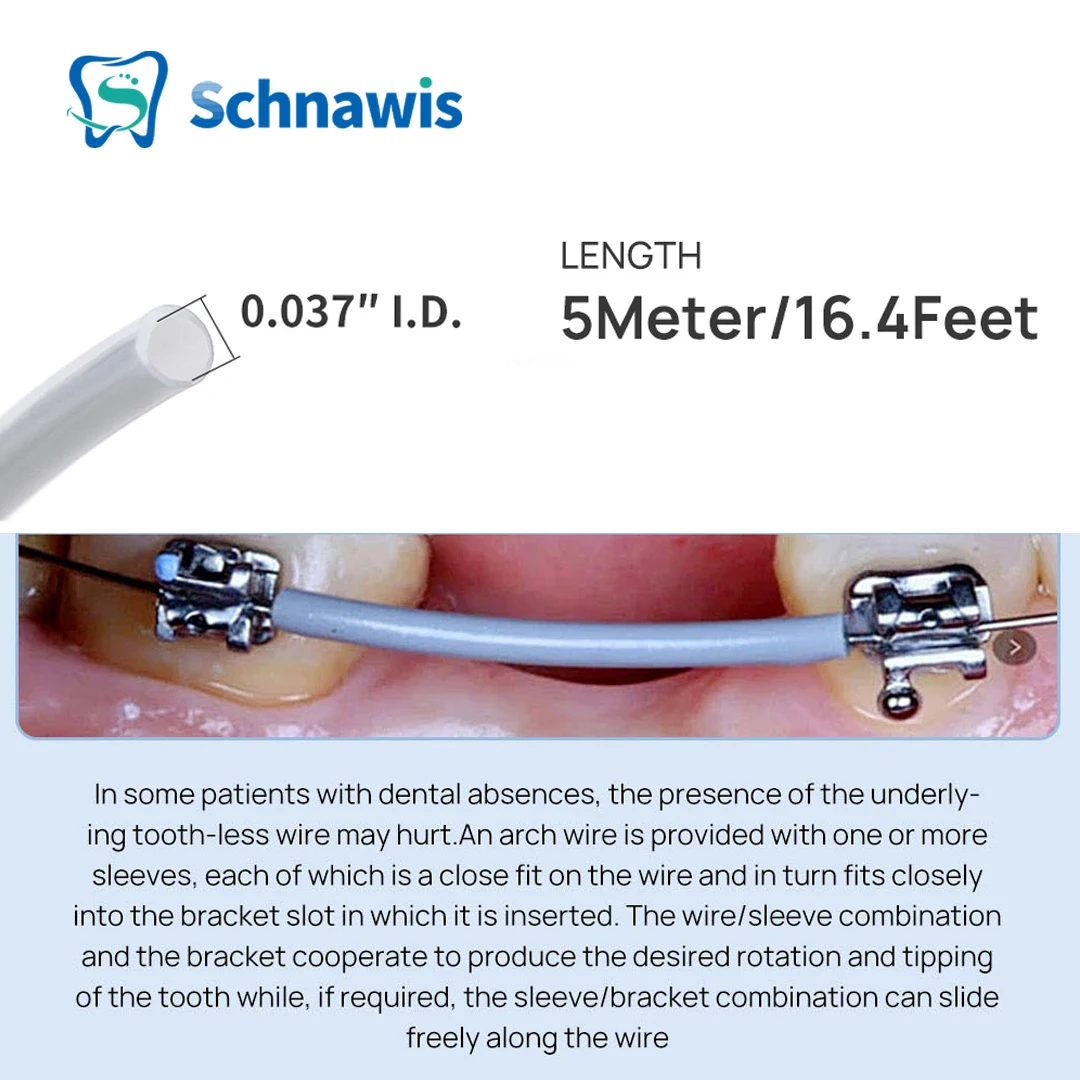 Рисунок 2 - Пластиковая трубка для ортодонтической эластичной дуги