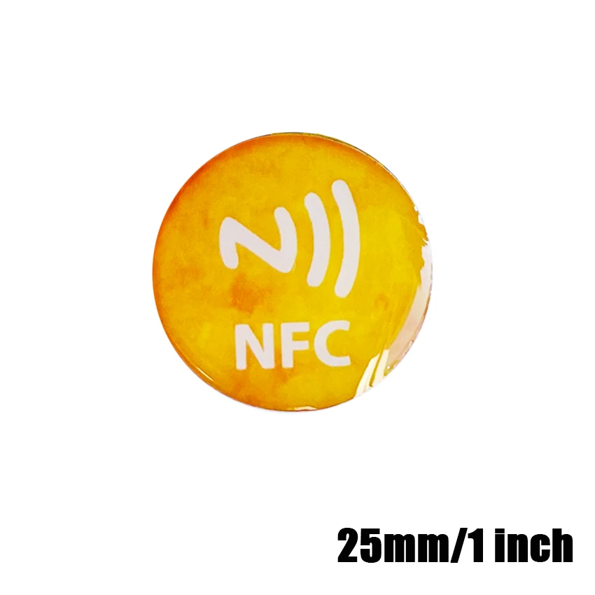 Enhanced RFID NFC Epoxy Passive Contactless Social Media Sticker