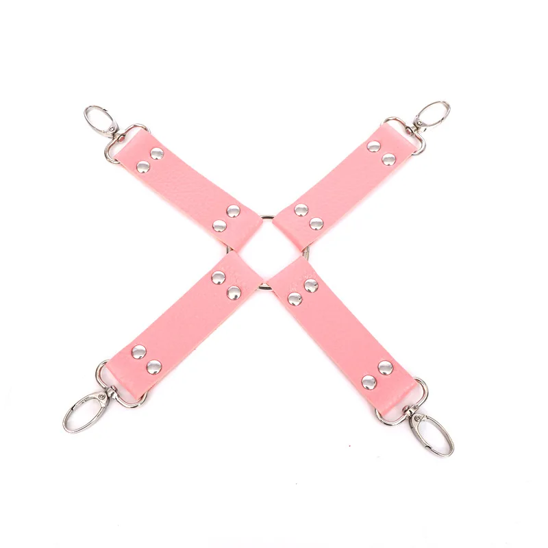 FunSMSupplies Female Binding Belly Band Sexy Cross Buckle Ankle Bracelet Accessories Female Slave Training Alternative an Engine
