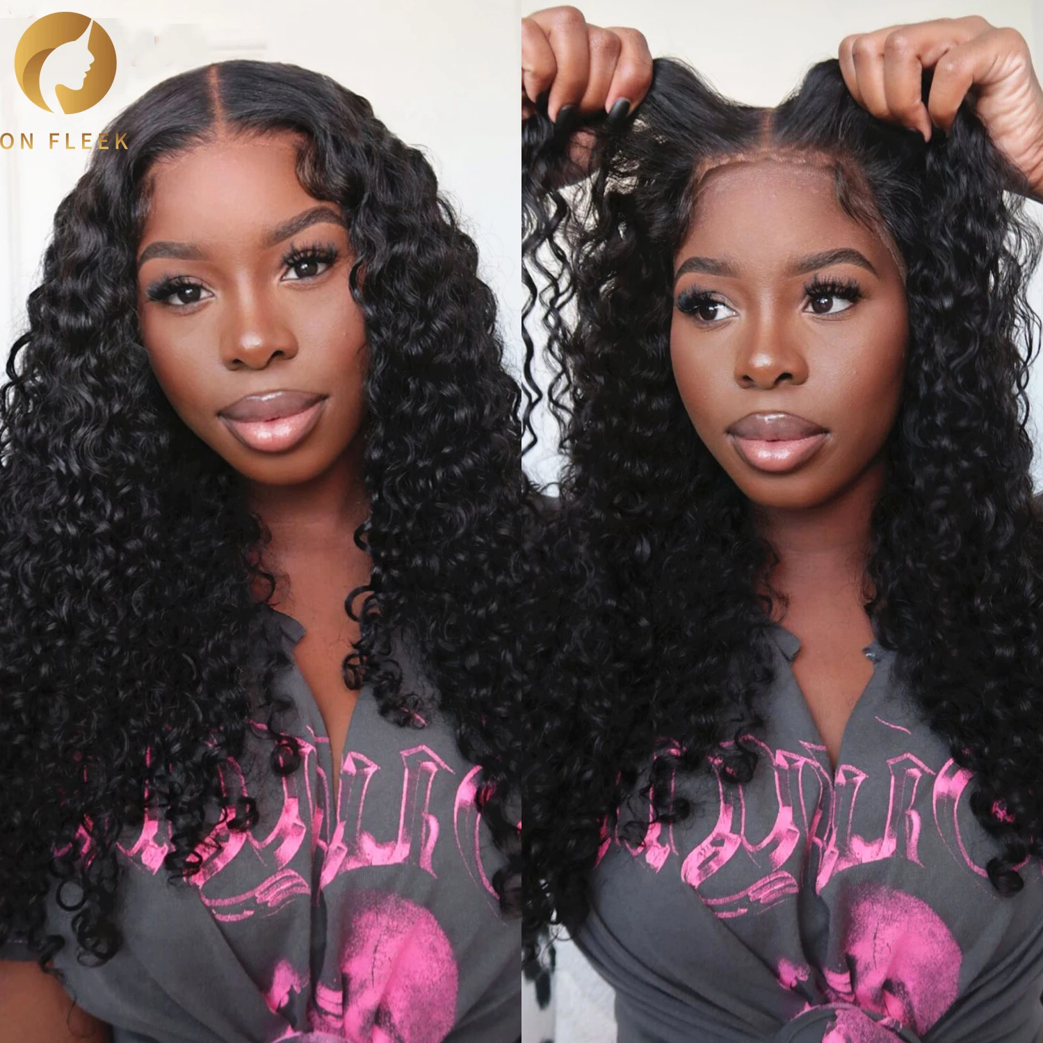

13x4 Hd Lace Front Ready To Go Wear Wigs 5x5 Lace Glueless Human Hair Brazilian Curly Deep Wave 13x6 Lace Frontal Wig PrePlucked