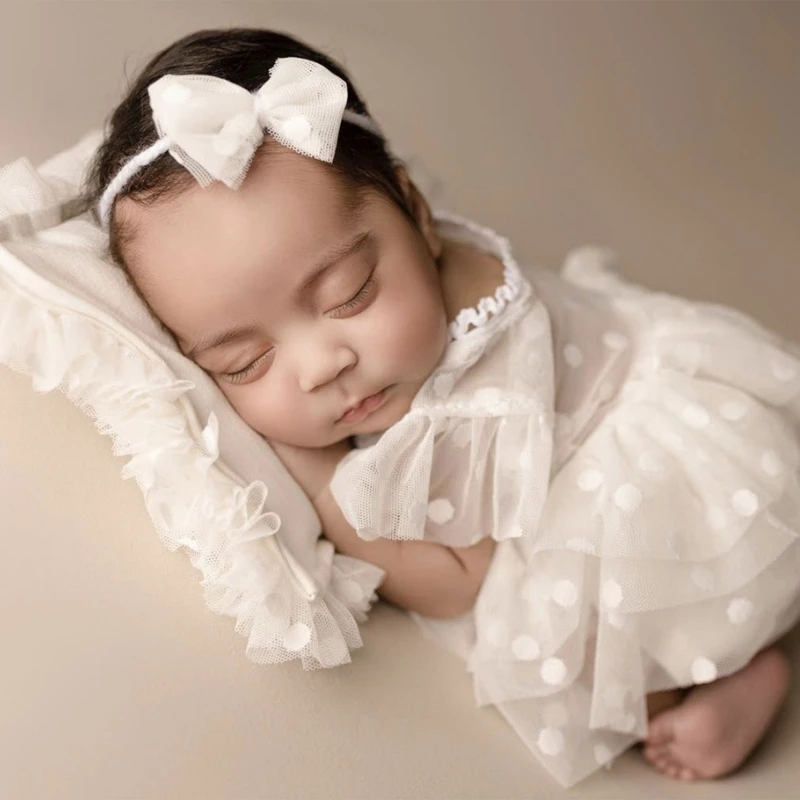 newborn photoshoot at home 1Set Newborn Photography Props Outfits Baby Lace Romper Headband Shorts Pants Pillow Set Infants Photo Shooting Bodysuit cheap newborn photography near me