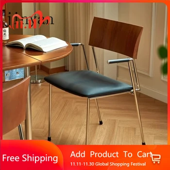 Ergonomic Makeup Dining Chairs Modern High End Designer Waiting Dining Chairs Minimalist Lounge Sillas Para Comedor Furniture