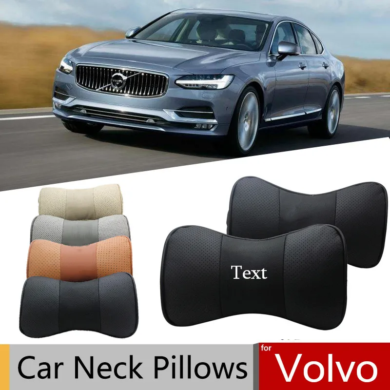 2xGenuineLeatherCarNeckPillowsAutoSeatHeadrestforVolvoxc60s60v40v50v60.jpg