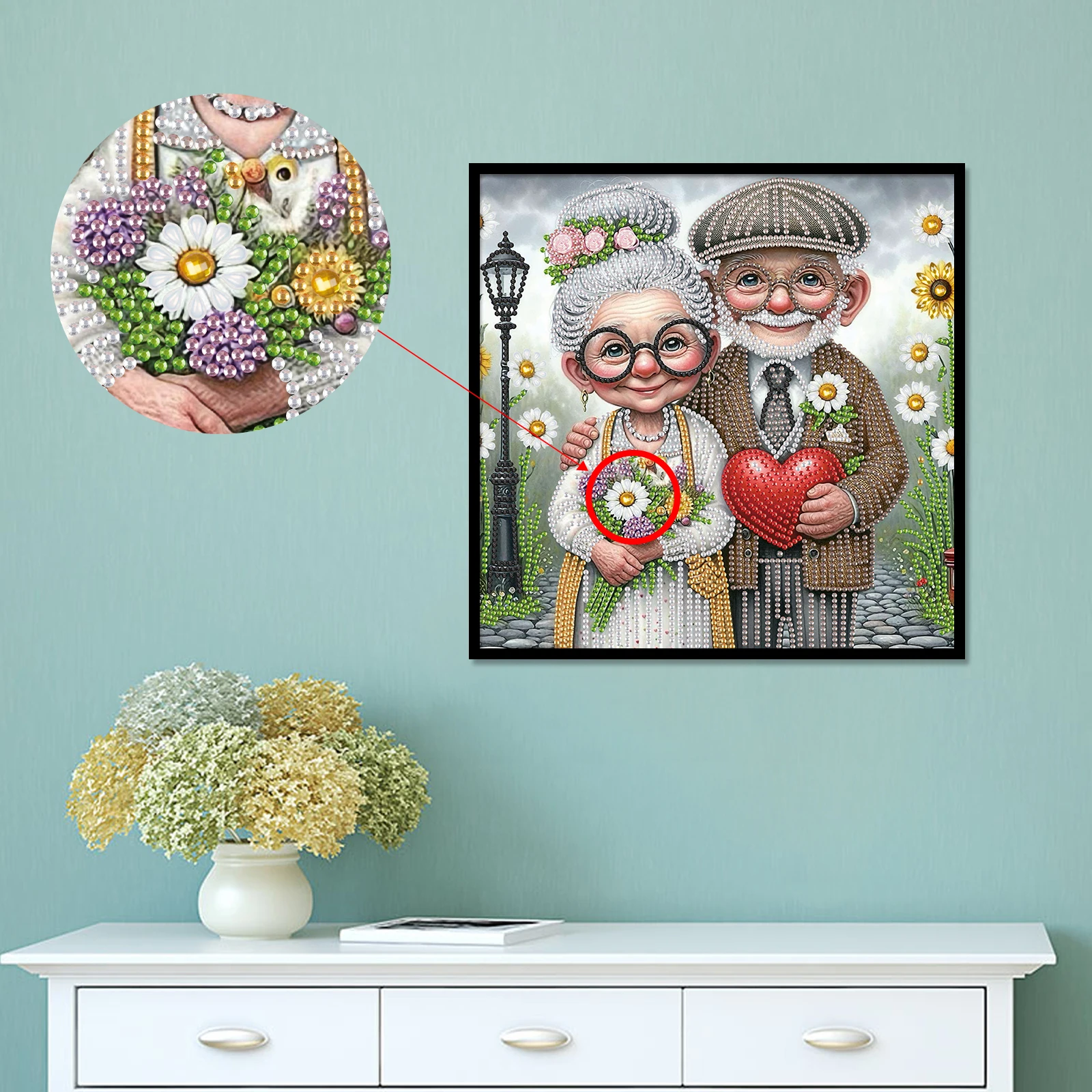 DIY Loving couple5D Special Shape Diamond Art Kits Beginners Diamond Art Painting Kits Home Wall Decoration Gift diamond painting,diamond painting accessories