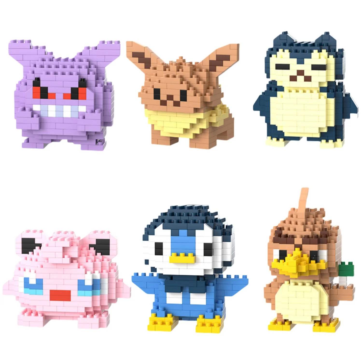 building block toys are luxurious children's toy models, suitable for educational DIY games for boys and girls, cartoon anime - 6