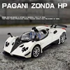 1:24 Pagani Zonda HP Barchetta Supercar Alloy Car Model Sound and Light Pull Back Children's Toy Collectibles Birthday gift 5