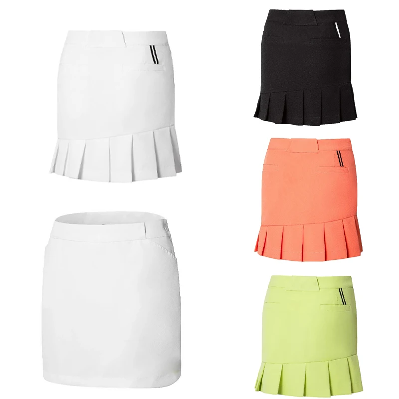 Summer New Golf Solid color Breathable Sports Summer Short Skirt ﻿