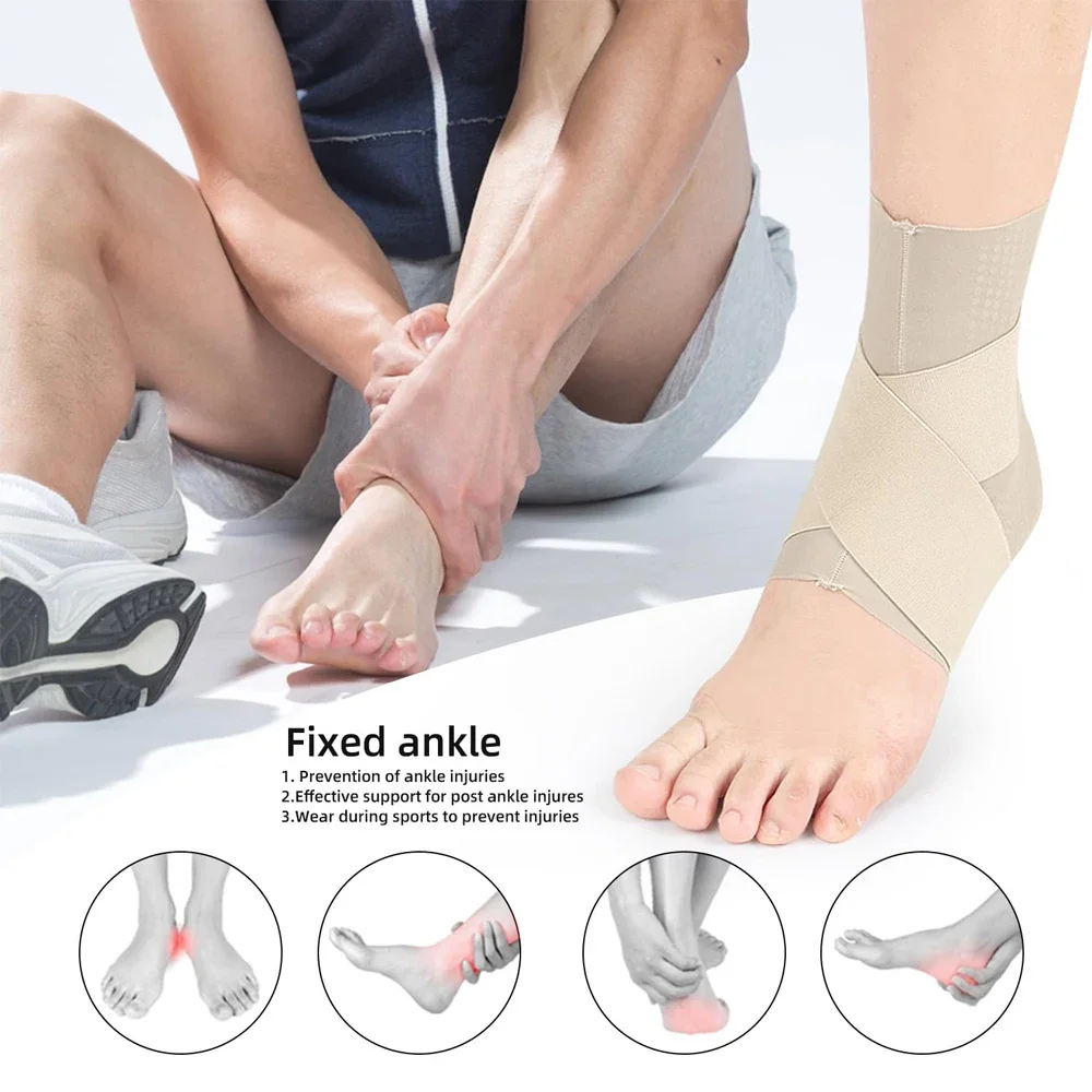 Ankle Support Brace Adjustable Compression Ankle Support Men Women Achilles Tendon Support and Plantar Fasciitis 1Pcs ankle support,ankle support brace