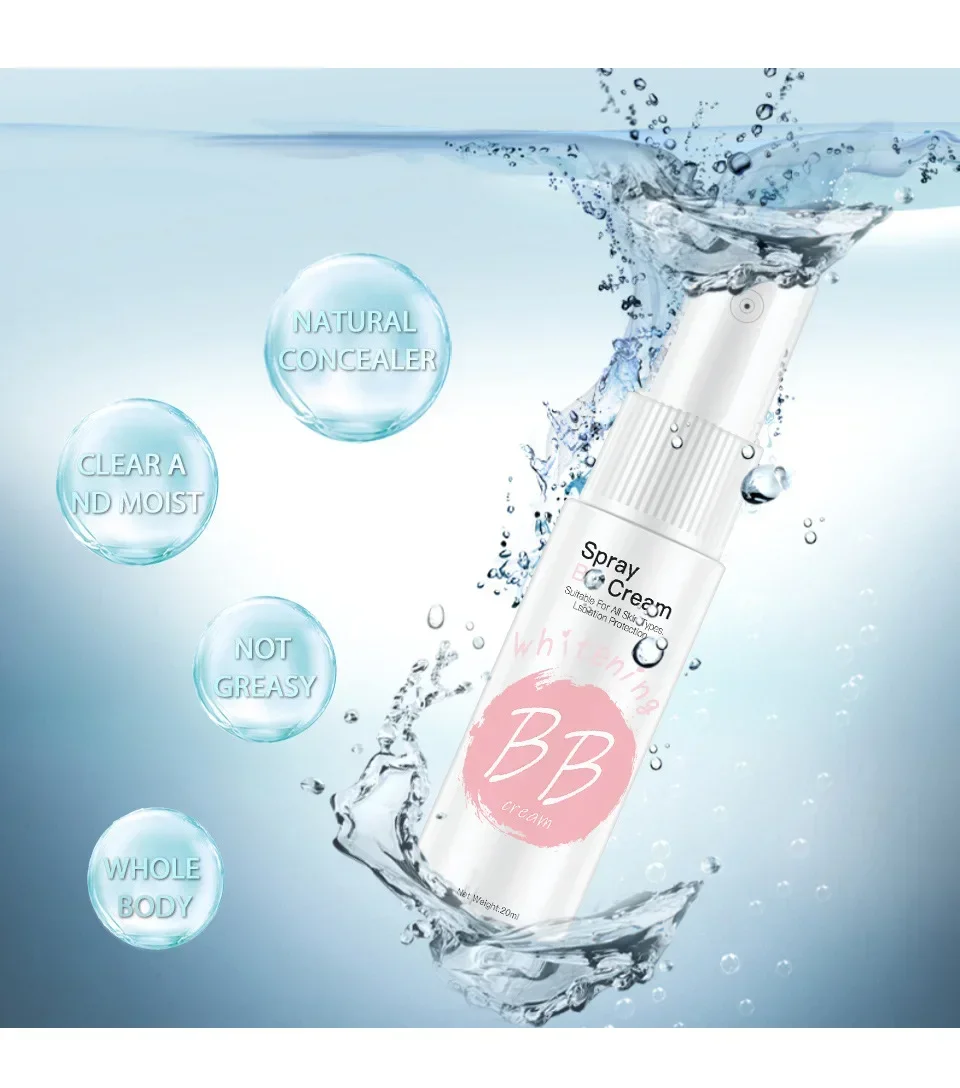 Description Picture 6 of itemWhitening Moisturizing Base Spray Waterproof BB Cream Concealer Brighten Face Beauty Skin Care Foundation Makeup Korean Cosmetic