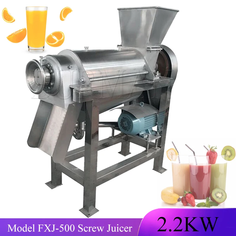 

Commercial 220V Press Juicer Squeezer Citrus Lemon Orange Pomegranate Fruit Spiral Juice Extractor